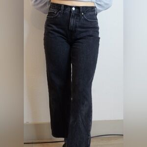 Abercrombie & Fitch Dark Gray Flare Jeans